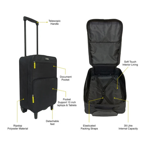 Travel ready wheel underseat - ready, 2